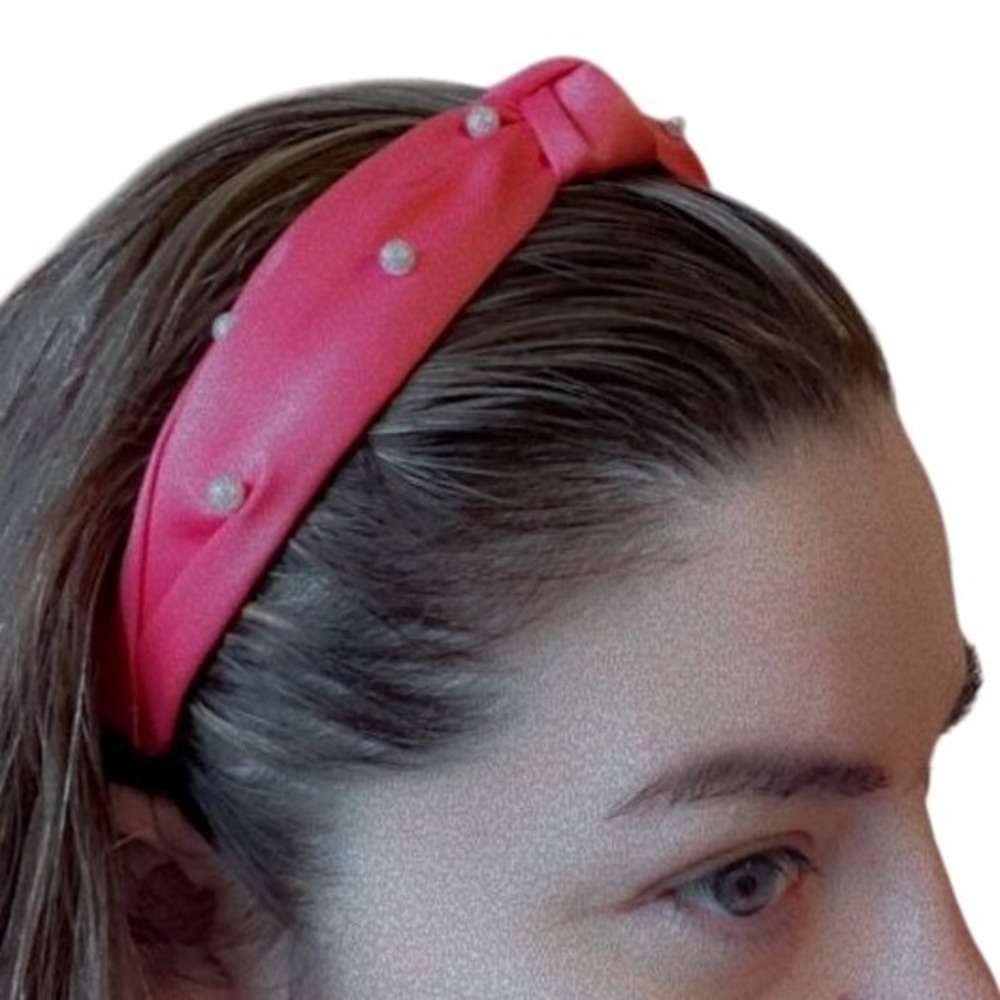 Pearl Knot Headband Satin Fabric Fashion Hair‎ Accessory Women
